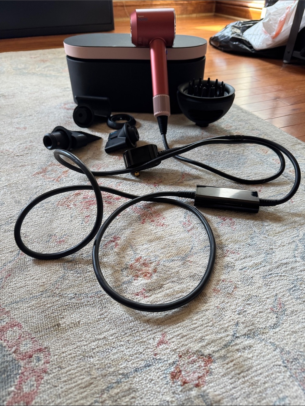 Dyson Supersonic Hair Dryer in Black and Rose Gold